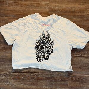 White Darc Sport Crop T-shirt